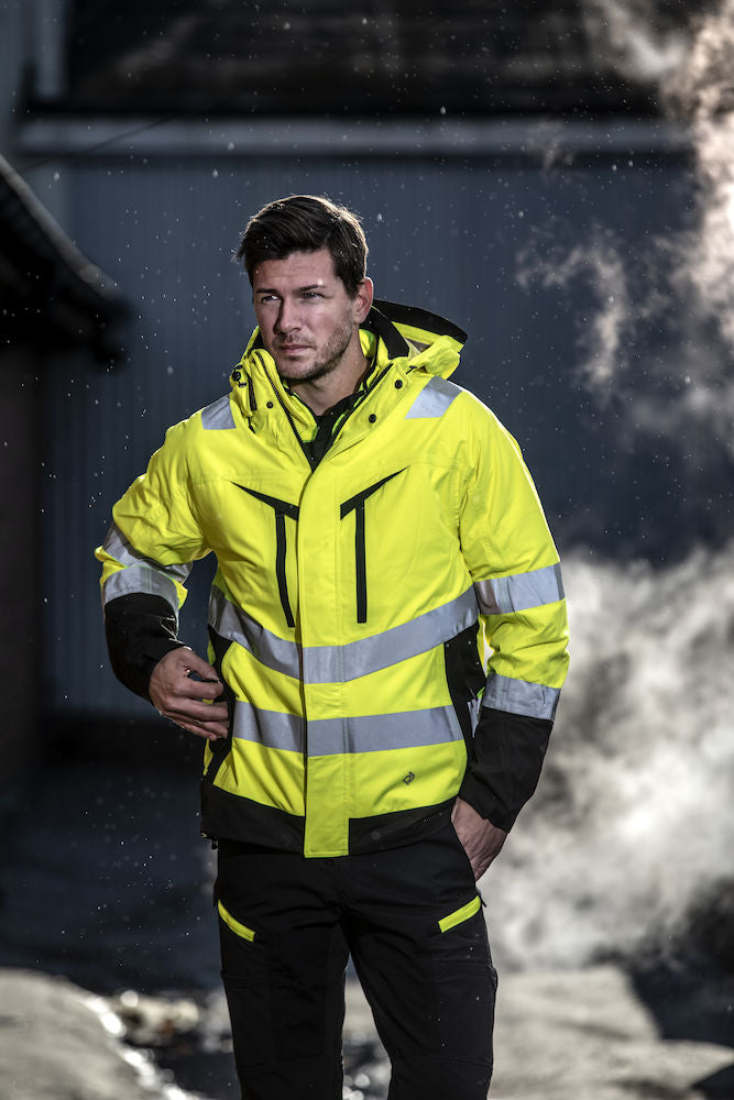 Traje Impermeable Chamarra Impermeable Amarillo Conjunto